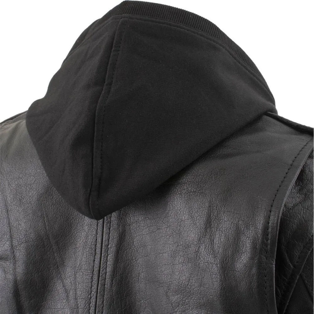 Xelement XS2516 Women's Black ‘Madame’ Hooded and Vented Motorcycle