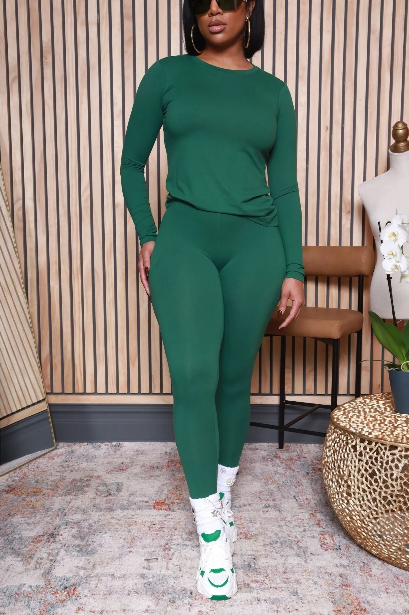 You Good Ultra Soft Legging Set - Hunter Green