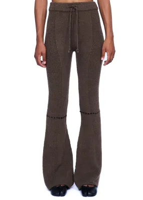 YUSE Stitch Alpaca Knit Boots Cut Pants